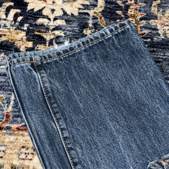 Abercrombie & Fitch A&F men denim jeans pants 32x32 button fly classic straight - Picture 2 of 13